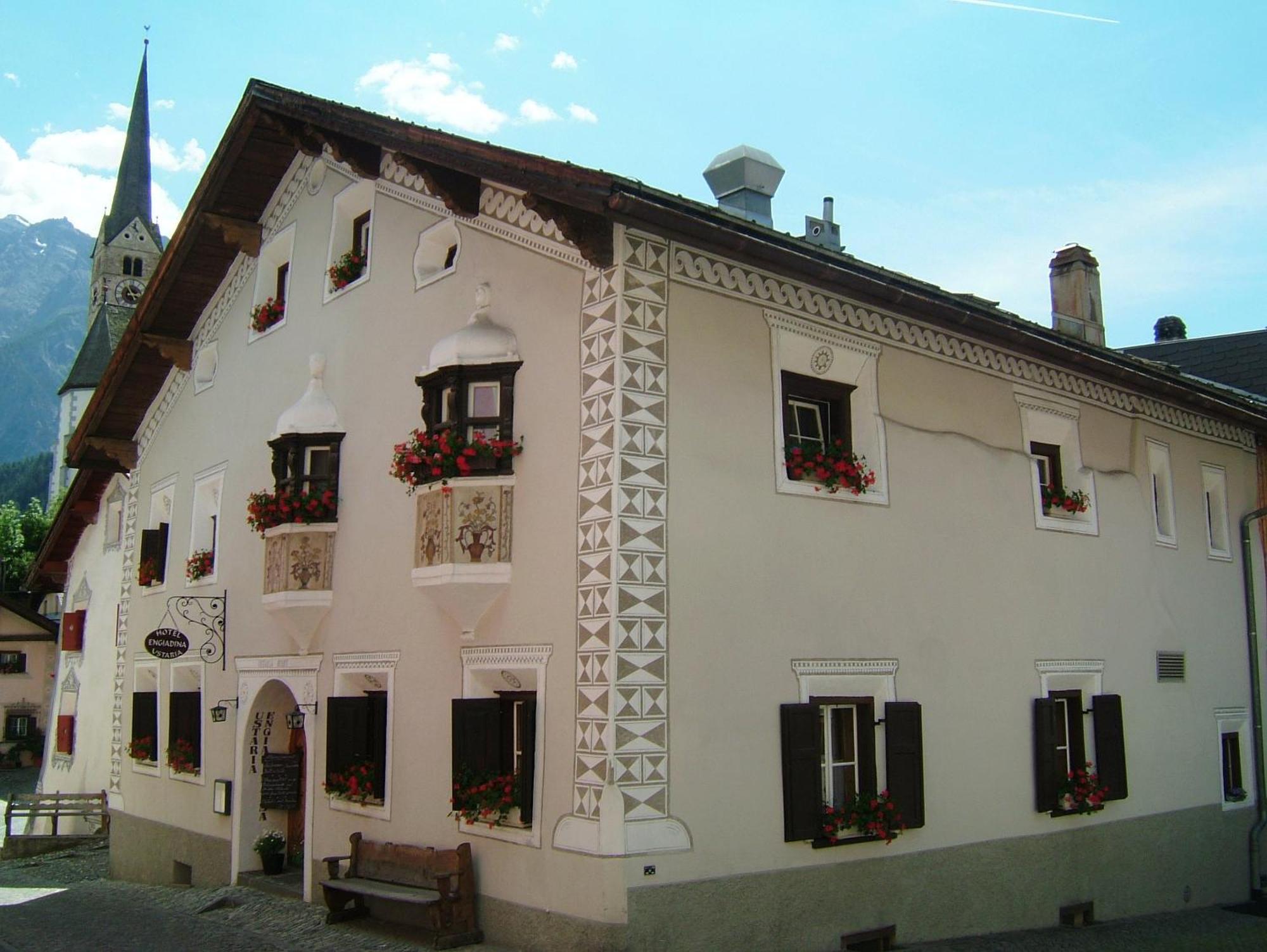 Hotel Engiadina Scuol Exterior foto